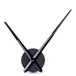 Lafocuse Diameter 24 Inch Large DIY Wall Clock Kit Black Modern Simple Clocks with Hands and Mechanism for Living Room Office Bedroom