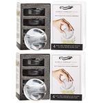 Masontops Pickle Pebble Glass Infinity Weights for Fermenting - Pickling Weight Set - Wide Mouth Mason Jar Fermentation