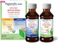 Hyland's Kids Organic All-in-One Grape Cough Syrup Day & Night, Two 4 Ounce Bottles