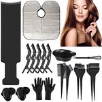 UHAPEER Hair Dye Coloring Kit 22Pcs/Set, Hair Dyeing Coloring Tools Set, Including Tinting Bowl, Ear Cover, Gloves, Dye Brush, Comb, Hair Clips, for DIY Salon Hair Dye Hairdressing