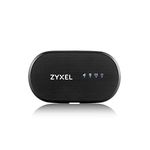 Zyxel 4G LTE Mobile WiFi Hotspot | Up to 150 Mbps Download Speed | Sharable WiFi to 10 Devices | Removable Long-Life Battery | Mobile in Pocket [WAH7601]