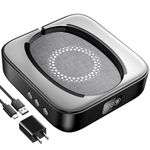 Meatanty Mouse Jiggler with Adapter, Silent Undetectable Mouse Mover Device, Automatic Mechanical Wiggler Shaker Giggler, Adjustable Interval Timer, Keep Computer Laptop Active Office Work from Home