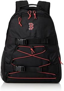 MLB MLB-MBBK121 Backpack, RS Black, 縦44cm　横33cm　マチ17cm