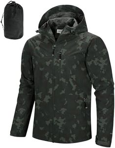 33,000ft Men's Packable Rain Jacket Lightweight Rain Shell Jacket with Hood Waterproof Raincoat for Cycling