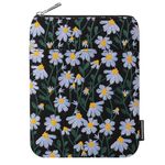 Dadanism Embroidered Daisy Padded Protective Sleeve 6-7" for 6" Kindle 2022/10th Gen 2019/8th Gen 2016, 6.8" Kindle Paperwhite 11th/10th Gen 2021/2018, 6" Kobo Tolino eReader,Blue Daisy