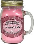 Our Own Candle Company, Guava Colada Scented Mason Jar Candle, 100 Hour Burn Time, 13 Ounces