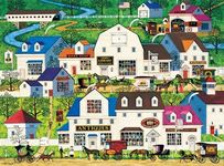 Buffalo Games - Charles Wysocki - Shops and Buggies - 1000 Piece Jigsaw Puzzle for Adults Challenging Puzzle Perfect for Game Nights - Finished Size 26.75 x 19.75