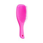 Tangle Teezer Mini The Ultimate Detangler Hairbrush |Gentle on Wet Hair | Two-Tiered Teeth & Comfortable Handle | Ideal for Kids And Travel | Reduces Knots & Breakage | Runway Pink