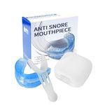 Anti Snoring Devices, Adjustable Mouth Guard for Grinding Teeth，Upgraded Effective Snoring Solution,Snore Guard Anti-snoring Device, Sleep Apnea Mouth Guard for Man and Women blue (Blue)