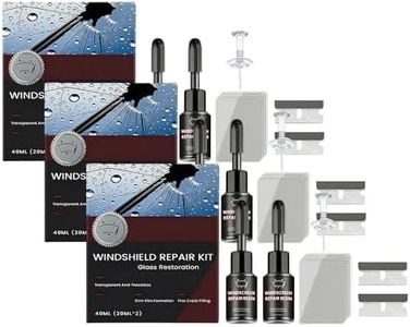Windshield Crack Repair Kit, 2026 New Multi-Functional Car Glass Repair Kit, Transparent Windshield Repair Liquid for Vehicle Glass Restoration, Easy Windshield Chip Repair Kit (3)