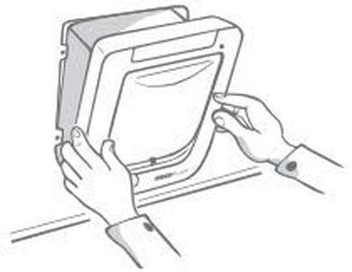 SureFlap Microchip Cat Flap – White Pet Door