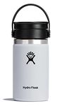 Hydro Flask Travel Coffee Flask with Flex Sip Lid - 12 oz, White