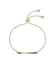 Ted Baker Breena Baker Bar Drawstring Bracelet For Women (Gold Tone)