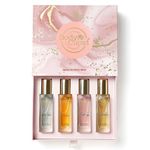 BODY CUPID Luxury Perfume Gift Set For Women 4X20 Ml, Long Lasting Premium Fragrances, Aqua Wave, Secret Love, Seductive, Sweet Passion, 80 Ml - Spray