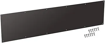 CQMMA Door Kick Plate 8x34 inches Suitable for 36" Doors, 12GA (5/64 inch) Thickness Al Alloy, 8" x 34" Oil Bronze