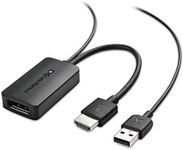 Cable Matters Uni-Directional HDMI to DisplayPort Adapter for Desktop and Laptop Computers (HDMI 2.0 to DisplayPort 1.2) with 4K 60Hz Video Resolution - Not Compatible with PS5 or Xbox Series X/S