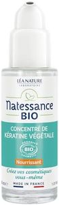 NATESSANCE | Concentrato di cheratina vegetale | Cosmetici fatti in casa | Nutre & Protegge i capelli | Arricchito con Arginina, Riso, Grano e Moringa | 98% di origine naturale | Made in France | 30