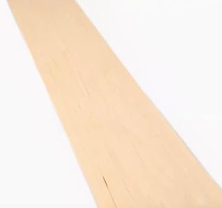 Vtimpac 1pcs Length:2.5meters Width:20cm Thickness:0.5mm Natural Dyed Maple Solid Wood Veneer Hand Veneered Guitar Speaker Door Cabinet (Natural Colors)