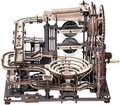 ROBOTIME 3D Puzzles for Adults Wooden Marble Run DIY Model Craft Kit to Build Unique Gift for Teens (Marble Night City)