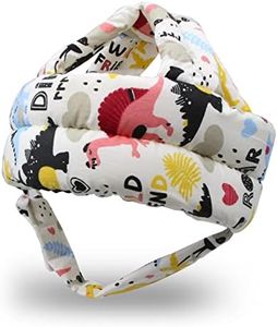 REFLYAWAY Baby Head Protector Baby Helmet for Crawling Walking, No Bumps Safety Head Adjustable Protective Cap for Walking, Playing (Dinosaur A)