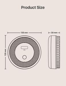 X-Sense Wi-Fi Smoke and CO Alarm 2-Pack – Wireless Smart Detector