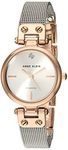 Anne Klein Women's Quartz Metal and Stainless Steel Dress Watch, Color:Silver-Toned