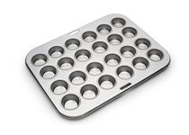 Fox Run Muffin and Cupcake Pan, Mini, 24 Cups, Stainless Steel