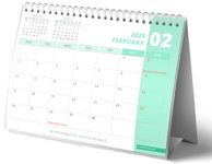 LAURET BLANC Desk Calendar 2025 Planner and Organizer- A5 Size, Home and Office Calendar, Holidays Mentioned (Colour 3 A5 Size)