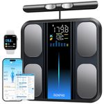 RENPHO Scales for Body Weight, Smart Bathroom Scales 8 Electrode with BMI, Body Fat, Muscle Mass, Fitness Tracking, High Accuracy Body Composition Monitor (ST/ST:LB/LB/KG)