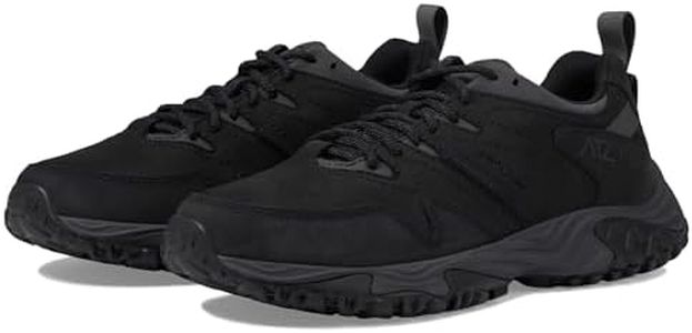 Clarks Men's ATL Walk Go Waterproof Hiking Shoe, Black Leather, 7.5 US