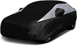 Titan Jet Black Poly 210T Car Cover