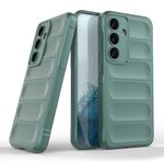 Amazon Basics Back Case Cover for Samsung Galaxy S24 5G (Silicone_Dark Green)