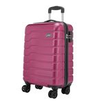 Safari Ozone 8 Wheels 79 Cms Small Large Trolley Bag Hard Case Polycarbonate 360 Degree Wheeling System Luggage, Trolley Bags For Travel, Speed_Wheel Suitcase For Travel, Wine