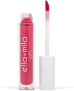 ella+mila It's Complicated Pink Liquid Lipstick - Moisturizing Pink Lipstick with Creamy Finish - Lightweight, Non-Sticky & Long Lasting Lipstick with Vitamin E - Cruelty-Free (0.13 fl oz)