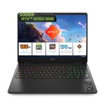 HP Omen, AMD Ryzen AI 7 350, 8GB RTX 5050, 24GB DDR5(Upgradeable) 1TB SSD, 165Hz, 2k WUXGA, 3ms, 400 nits, 16'(40.6cm) Win11, M365* Office24, Black, 2.44kg, ap0165AX, RGB, AI Gaming Laptop