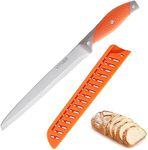 VITUER Bread Knife with Cover, 8 in