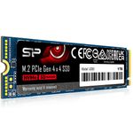 Silicon Power 1TB UD85 NVMe 4.0 Gen4 PCIe M.2 SSD R/W up to 3,600/2,800 MB/s (SP01KGBP44UD8505)