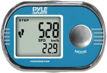 Pyle Sports PPD71 Pedometer Personalized Calibration for Walking and Running