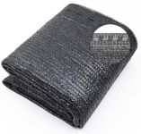 Cool Area 70% 6x12ft Sunblock Shade Cloth Cover Mesh UV Resistant Net for Garden Flower Plant Greenhouse, Black