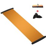 InciFuerza Slide Board (78" L x 20" W) with Sliding Booties, Portable Ice Hockey Training Aid for Low Impact Home Gym Workout and Sports Balance Training (Skating, Hockey)