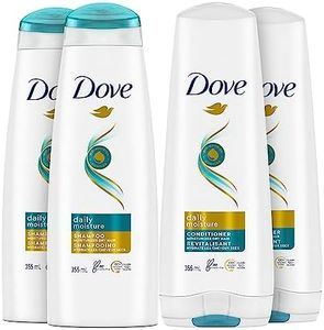 Dove Nutritive Solutions Shampoo & Conditioner for everyday hair care Daily Moisture 1420 ml (Pack of 4 : 2 Shampoos + 2 Conditioners)