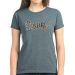 CafePress Cougar Women's Dark T Shirt Womens Cotton T-Shirt Charcoal Heather