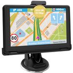 Jimwey 2024 UK Sat Nav for Car, Truck, Jimwey GPS Navigation with Europe Maps, Lifetime Free Updates, 5 inch Navigator for Lorry, HGV, Postcode, Speed Camera Alert, Lane Guidance Assist