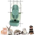 Pet Water Dispenser, Hanging Automatic Water Bowl for Cage, 34oz Water Station for Small Dog Cat Kitten Bunny Guinea Pig Ferret (Water Dispenser)