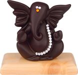 Deoksions Plastic Janiu Ganesha Statue (Brown), 1 Piece