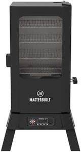 Masterbuilt®710 WiFi Digital Smoker, Vertical Design, 711 Cooking Sq. Inches, 4 Chrome Coated Smoking Racks, Wood Chip Loader, Electric Fuel Source to Plug in and Start Cooking, Black Model MB20070924