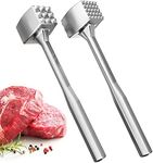 Meat Tenderizer 1 pcs - Aluminium Meat Mallet - Dual-Sided Meat Tenderizer Tool Kitchen Meat Pounder Home Meat Hammer for Tenderizing Ice Steak - Stainless Veal & Chicken Safe Meat Beater 1309479