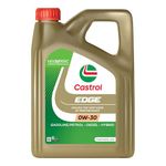 Castrol EDGE 0W-30, Advanced Fully Synthetic Engine Oil, Meets ACEA C2, C3 & API SQ Specifications, 4L