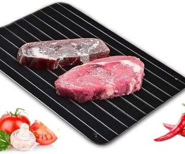 Defrosting Tray for Frozen Meat Rapid Food Thawing to Keep Original Food Flavor Large Surface 14"x 8" 0.12" Thick