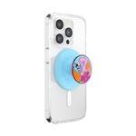 PopSockets Round Phone Grip Compatible with MagSafe, Adapter Ring Included, Phone Holder, Wireless Charging Compatible - Flamingo